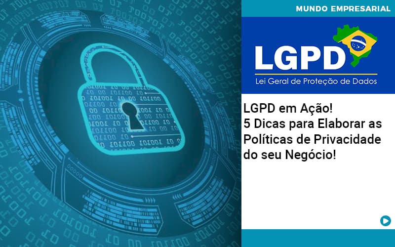 Lgpd Em Acao 5 Dicas Para Elaborar As Politicas De Privacidade Do Seu Negocio - NFP Contabilidade